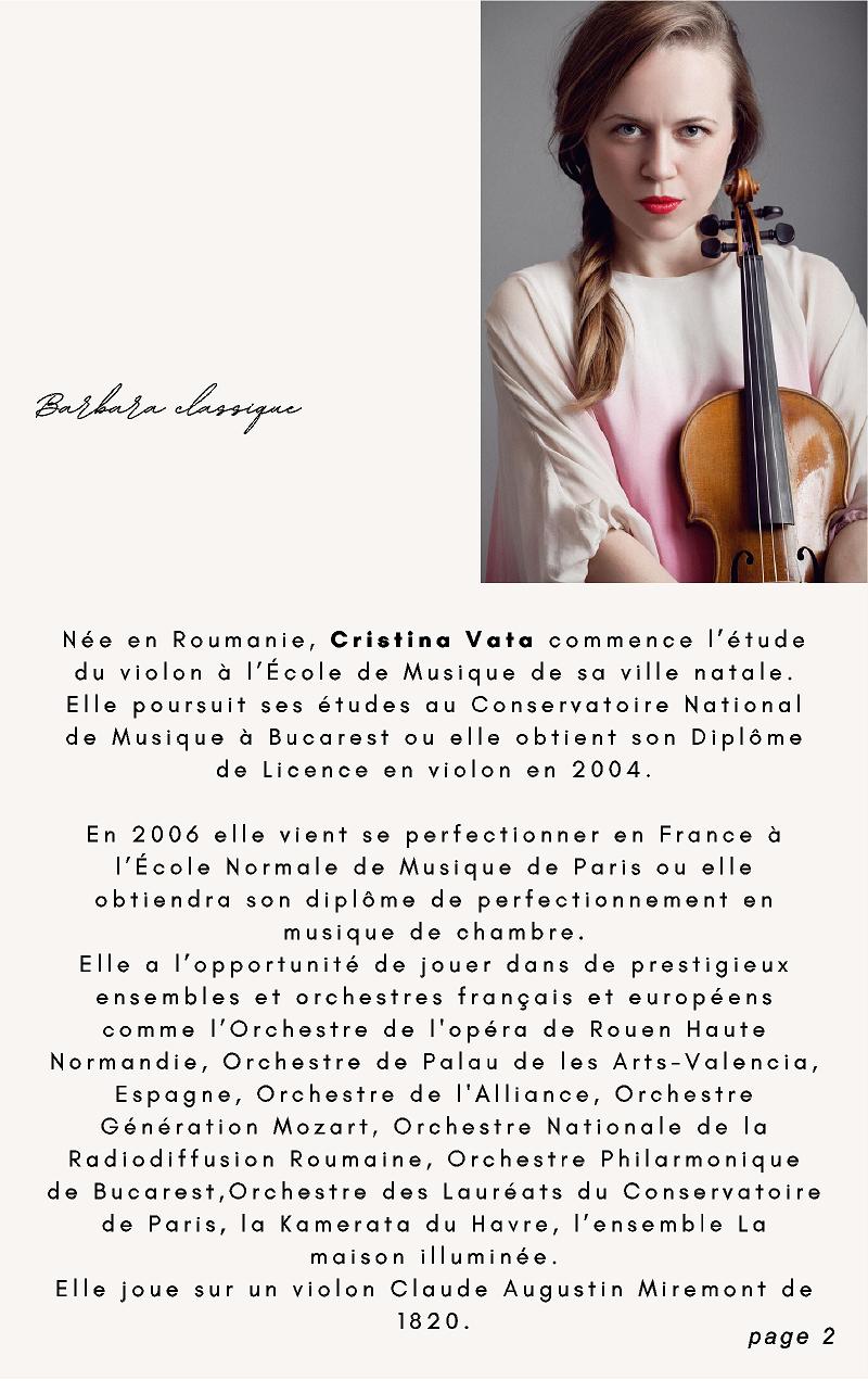 Barbara Classique Kit Presse 2